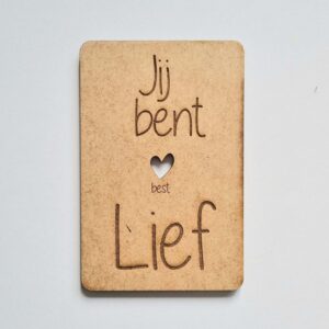 Jij bent lief