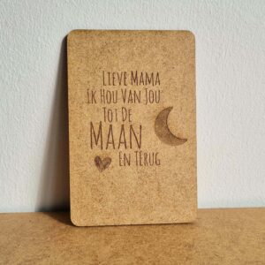Kaart Tot De Maan